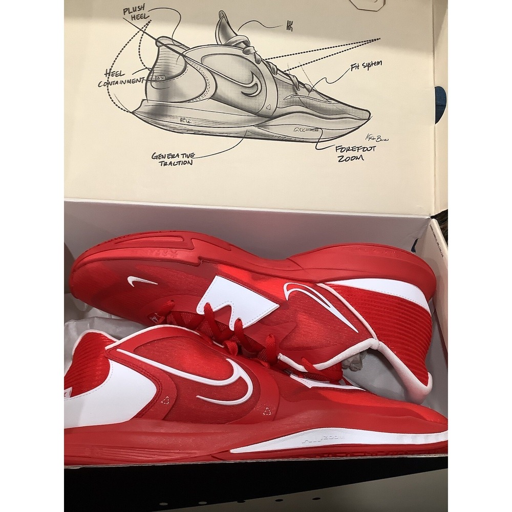 NEW Nike Kyrie Low 5 TB Promo Court Red DX6651-602 Men's basketball shoes‎ S16.5